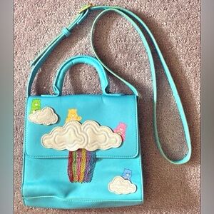 DANIELLE NICOLE Care Bears dream cloud satchel/purse.